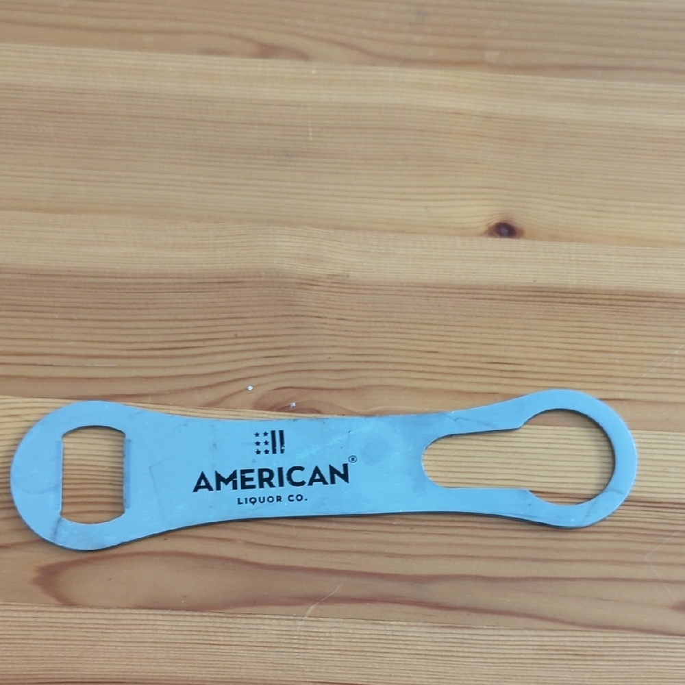 American Liquor Co. Silver Bottle Opener